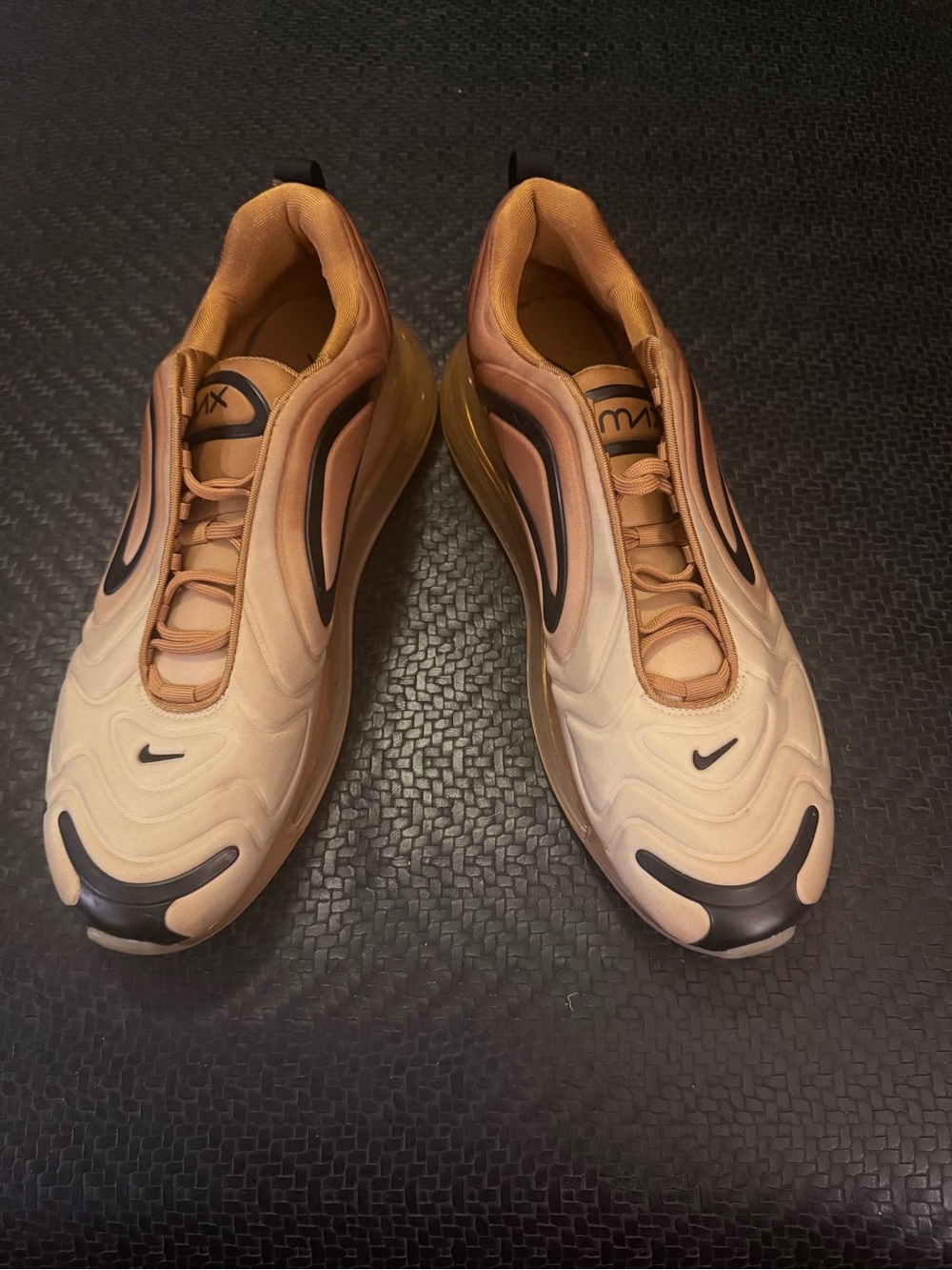 Nike Men’s Air Max 720 Sneakers - Tan and Black, Size 13